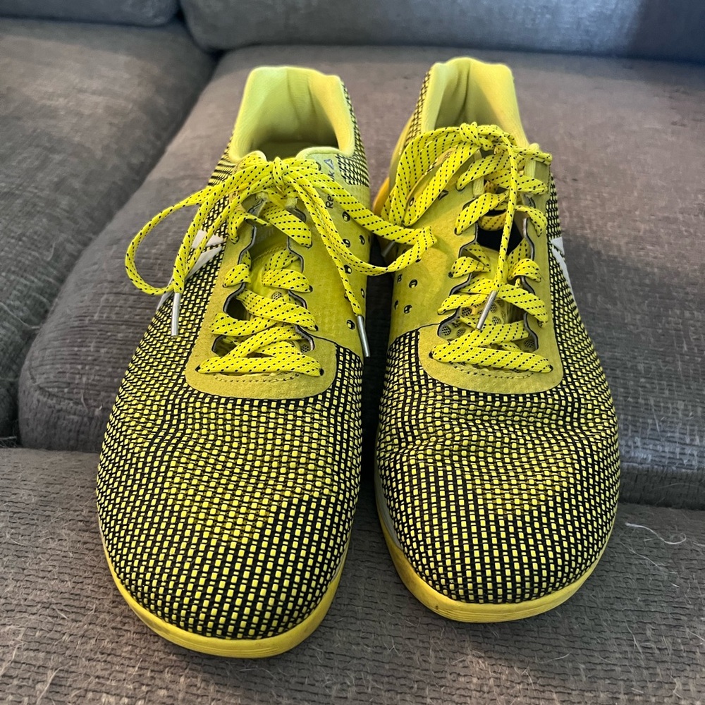 Reebok Yellow Athletic Shoes